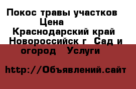 Покос травы участков › Цена ­ 300 - Краснодарский край, Новороссийск г. Сад и огород » Услуги   